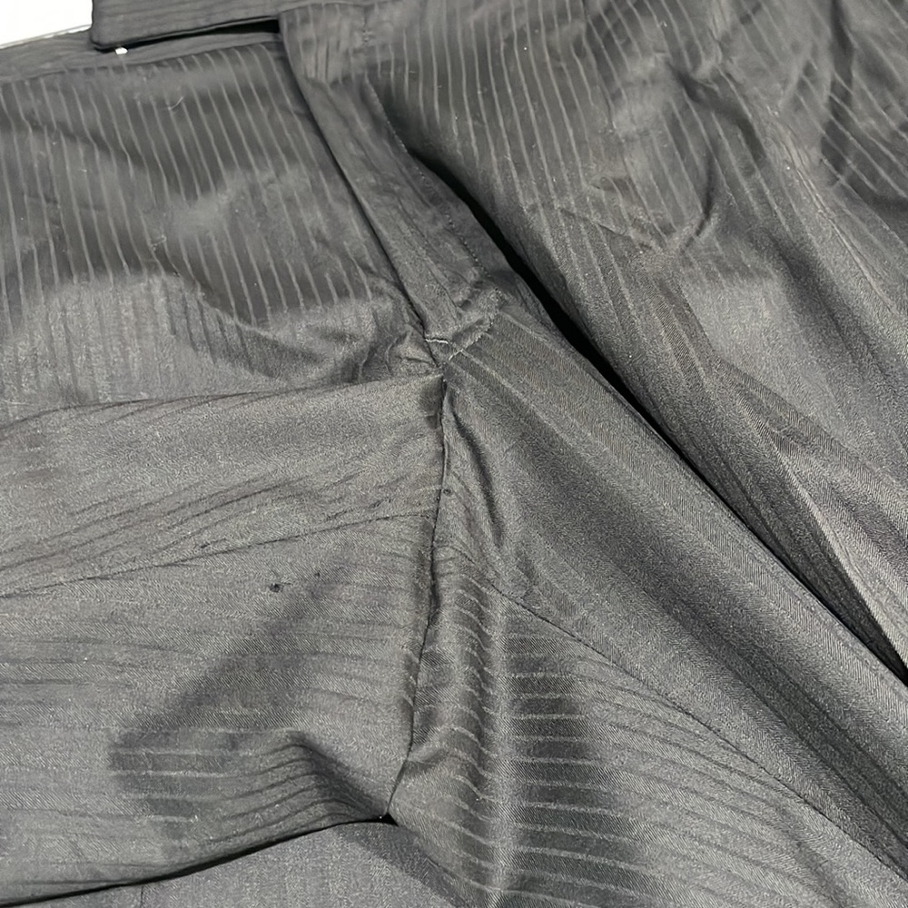 Royal Classic Tom James Black Pinstripe Custom Tux Tuxedo Suit One-button 46 - Picture 16 of 16